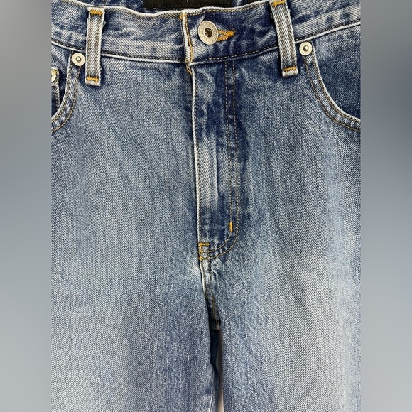 Express extreme flare 100% cotton denim jeans women’s size 11/12S Express - Picture 5 of 13